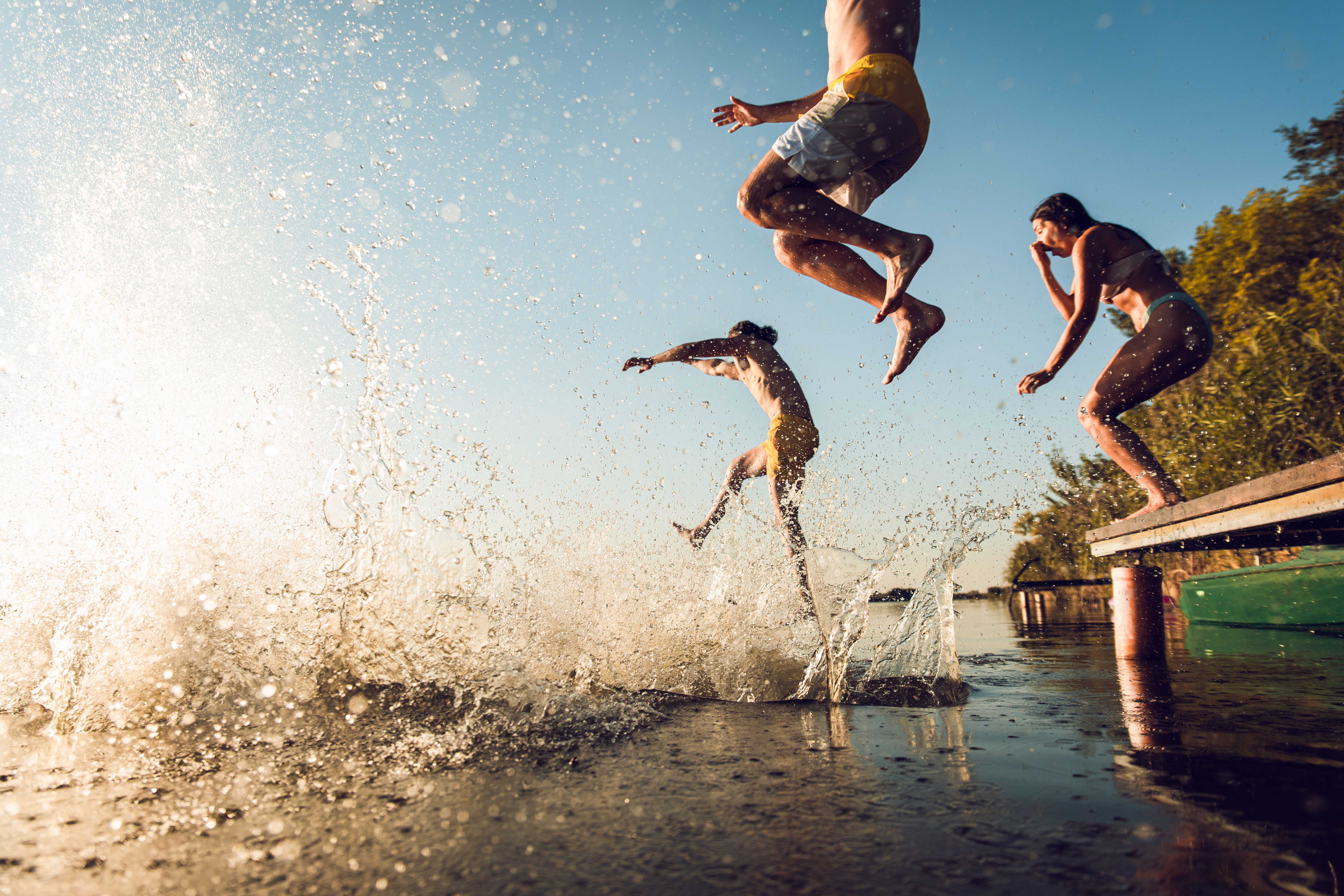 Summer swimming